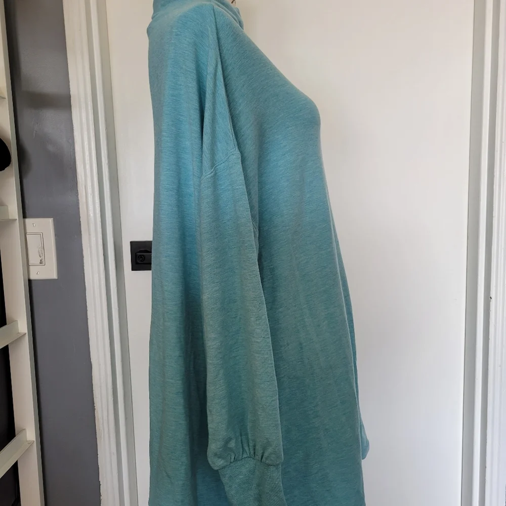 NWOT Soft Surroundings Arley Tunic Pullover Sweater Top Long Snap‎ Sleeve XXL